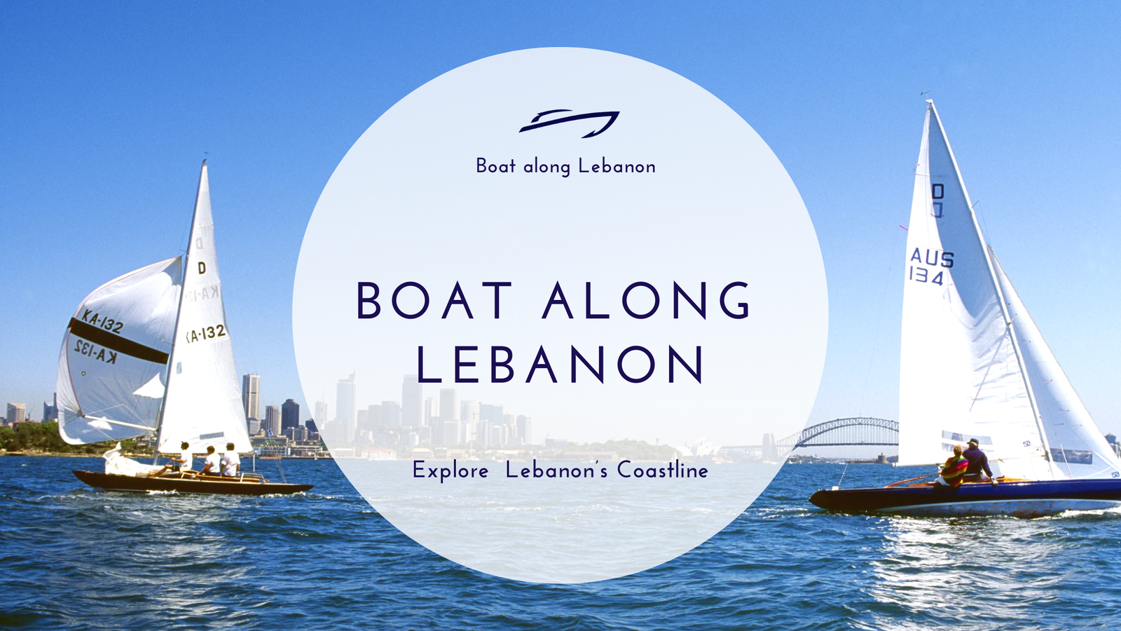 boat along Lebanon
